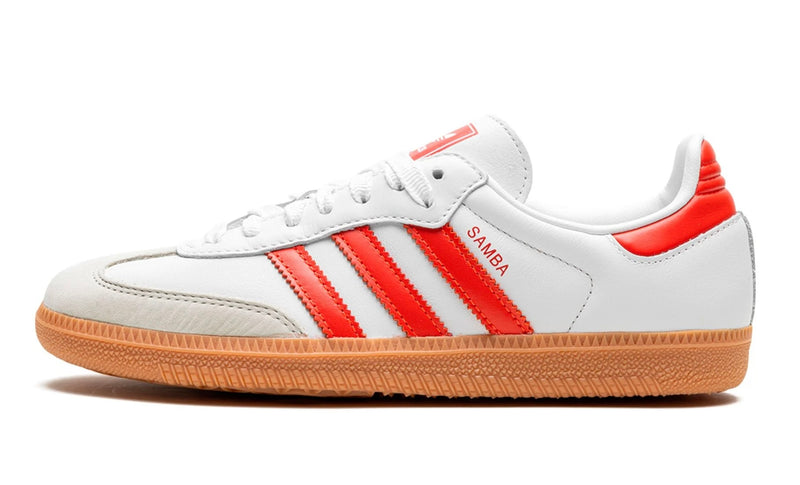 Adidas Samba OG White Solar Red