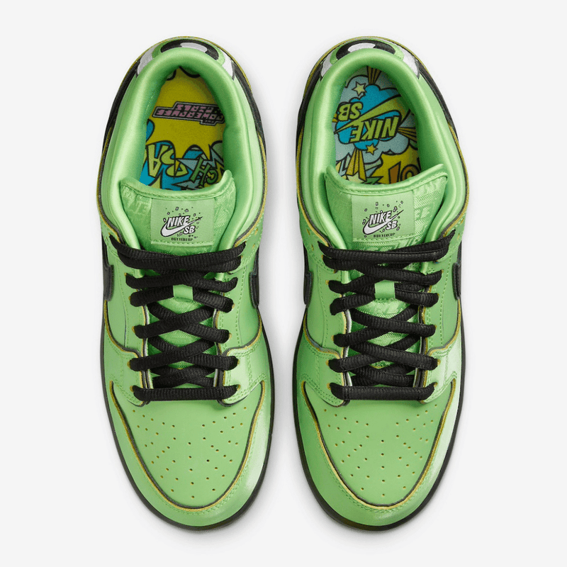 The Powerpuff Girls x Nike SB Dunk Low Buttercup