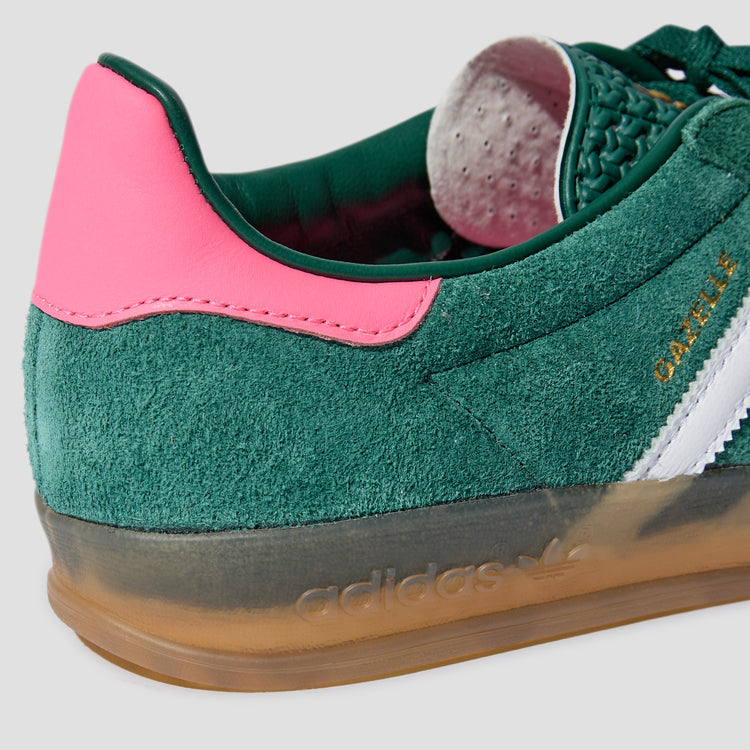 Adidas Gazelle Indoor Collegiate Green Lucid Pink