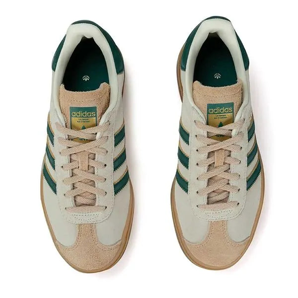 Adidas Gazelle Bold Cream White Collegiate Green