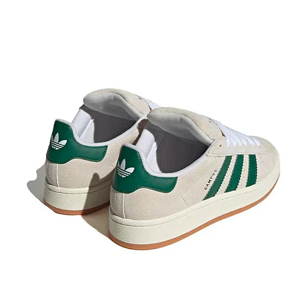 Adidas Campus 00s Crystal White Dark Green