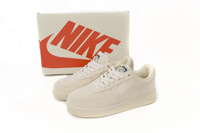 Stussy x Nike Air Force 1 Low “Fossil Stone”